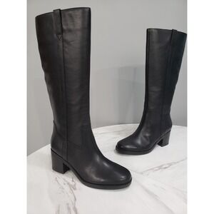 NEW Size 11 - Marc Fisher LTD Womens Hydria Block Heel Knee High Boots Black